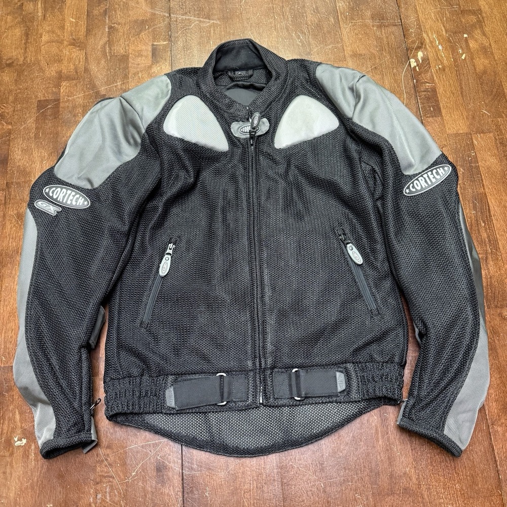 Cortech Womens Med GX Air Tour‎ Master Motorcycle Padded Mesh Jacket Grey 10-12